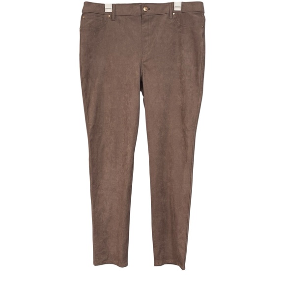 Chico's Pants - Chico’s The Ultimate Fit Faux Suede Slim Pant NWT 2.5R US 14 Womens